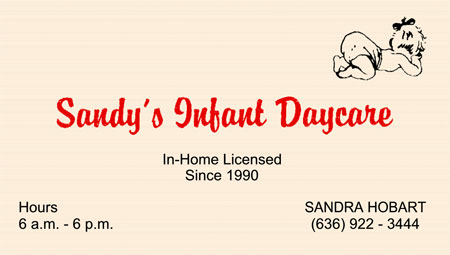 Sandys Infant Daycare